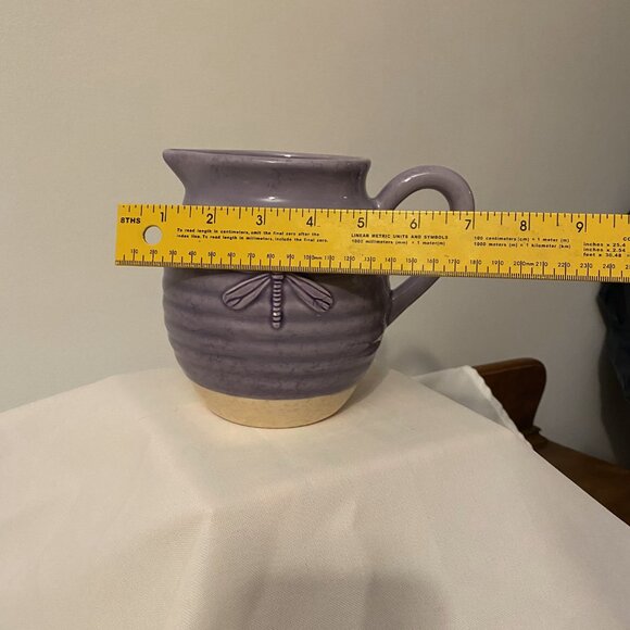 Lavender Teleflora Gift Dragonfly Vase, Flower Vase, Boho Home Decor - Picture 4 of 13